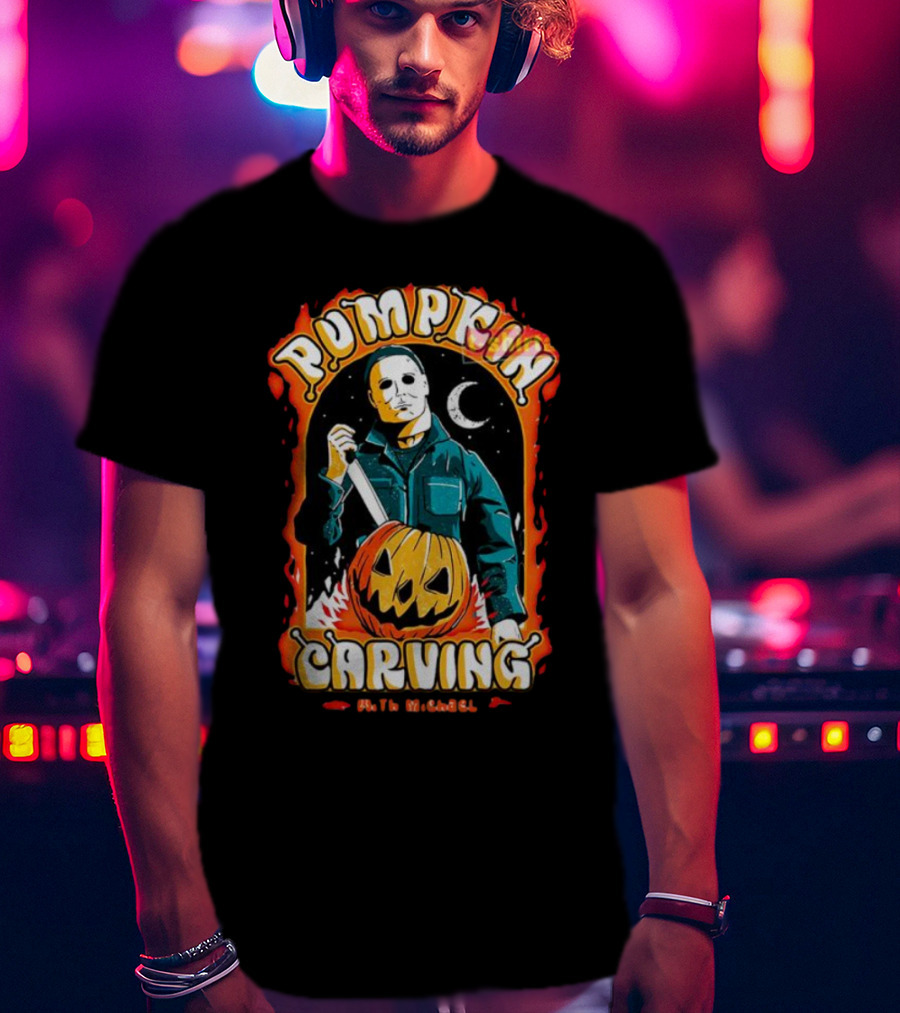 Michael Myers Halloween Pumpkin Carving T-Shirt