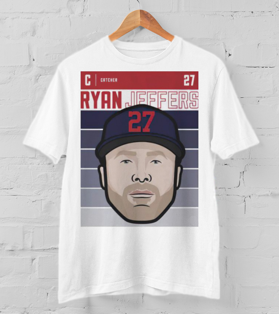 Ryan Jeffers C Catcher 27 Minnesota Twins T-Shirt