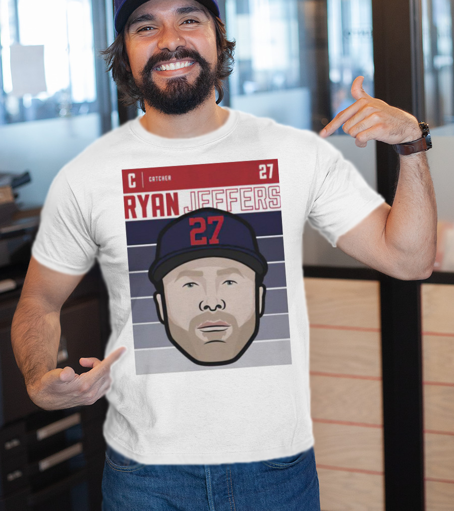 Ryan Jeffers C Catcher 27 Minnesota Twins T-Shirt