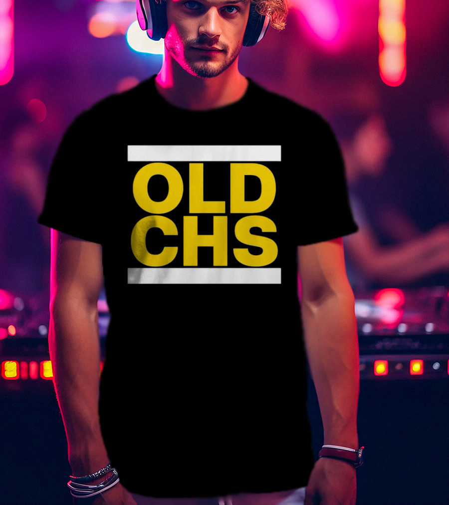 Tigers Got Game Old CHS Yellow Block Letters T-Shirt