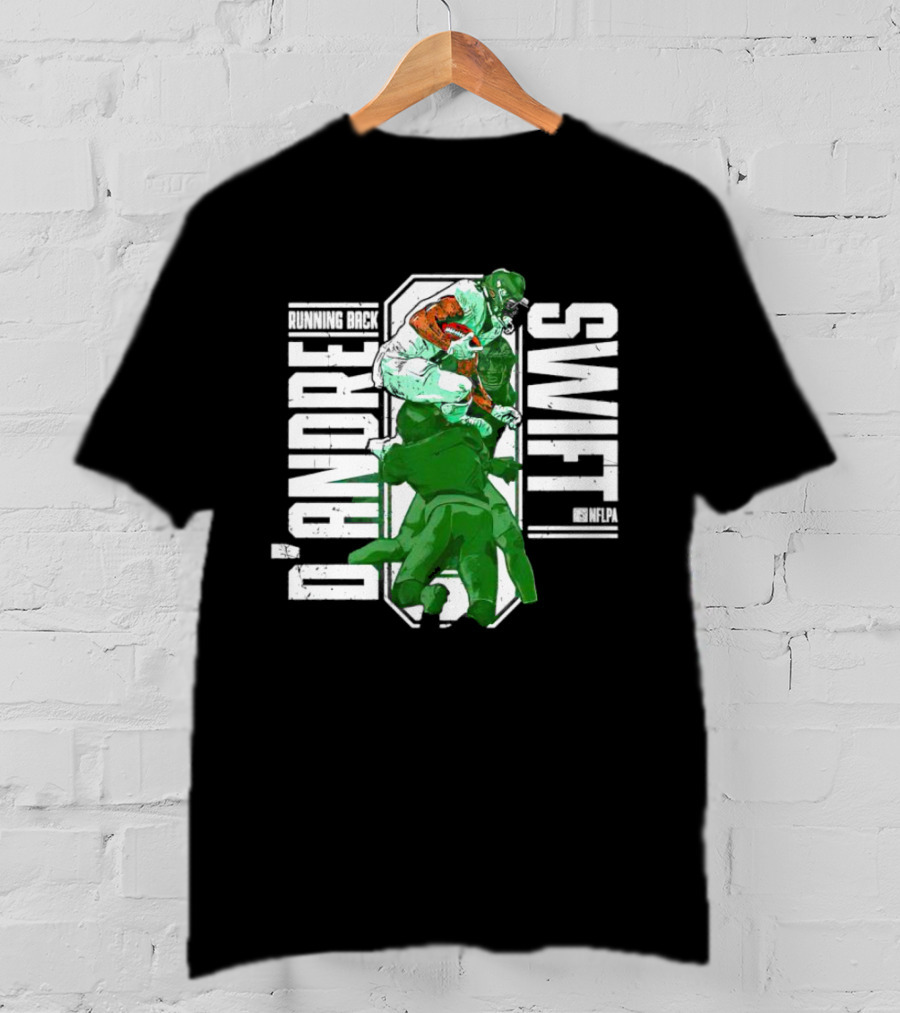 D’Andre Swift NFLPA Philadelphia Running Back Hurdle T-Shirt