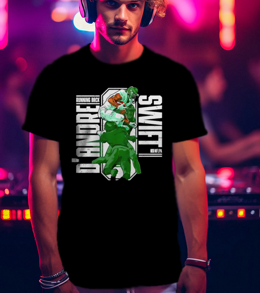 D’Andre Swift NFLPA Philadelphia Running Back Hurdle T-Shirt