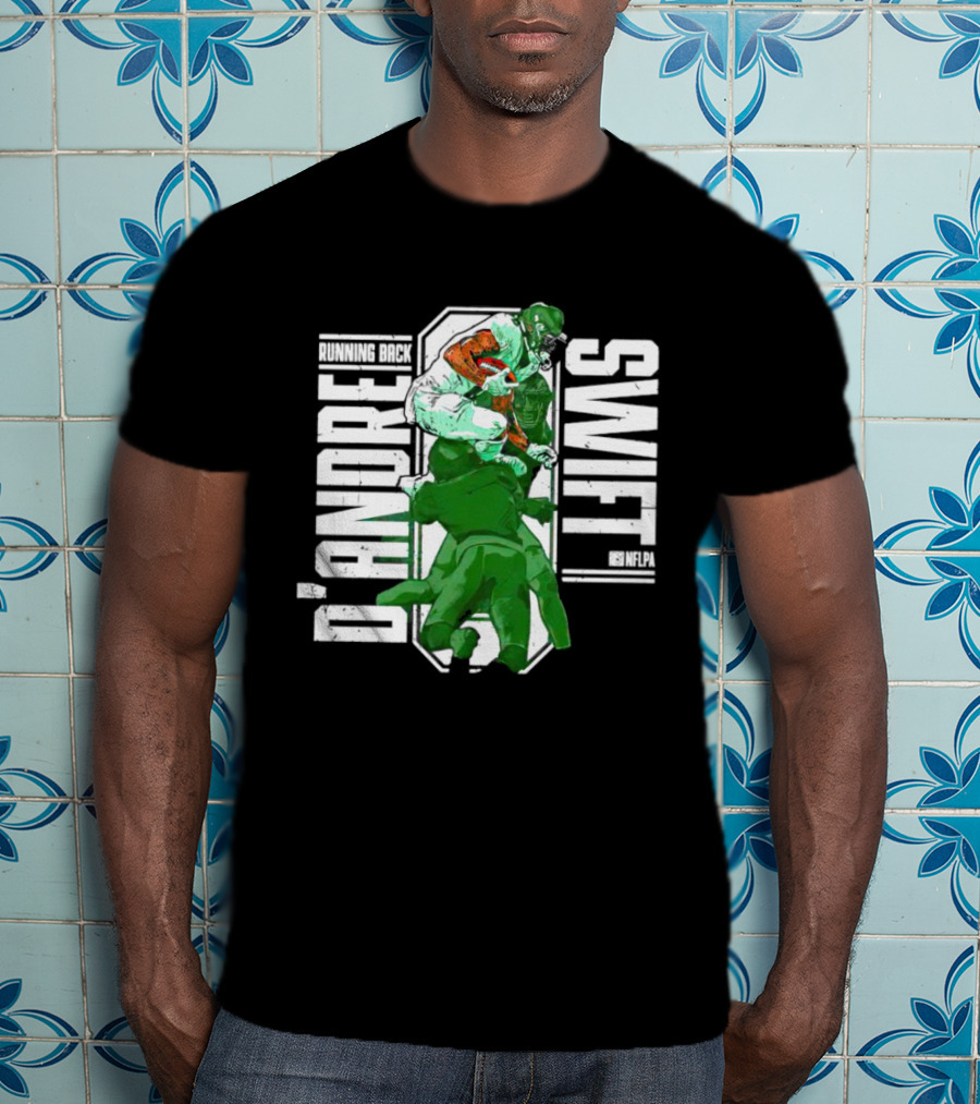 D’Andre Swift NFLPA Philadelphia Running Back Hurdle T-Shirt