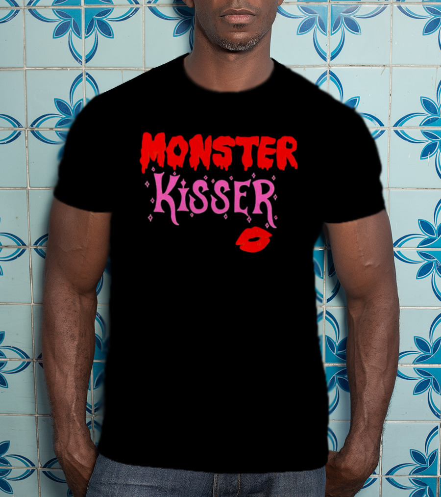 Monster Kisser Fun Red Lips Iconic T-Shirt