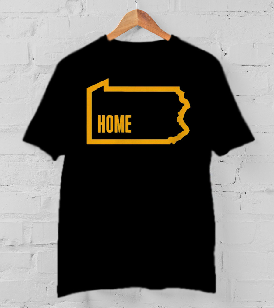 Home Pittsburgh Pennsylvania Map Outline T-Shirt