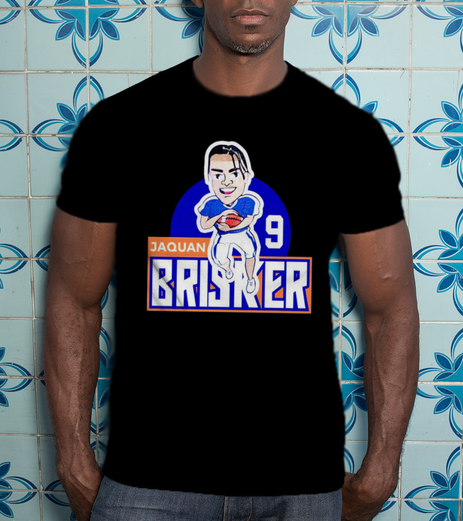 Jaquan Brisker 9 Football Caricature T-Shirt