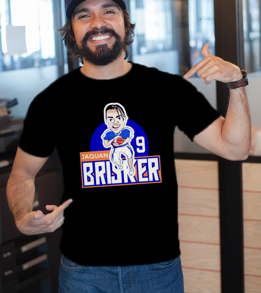 Jaquan Brisker 9 Football Caricature T-Shirt