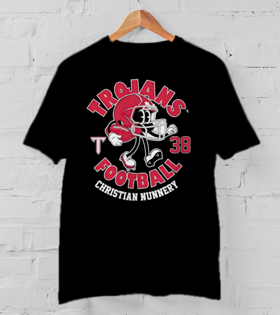 Trojans Football 38 Christian Nunnery T-Shirt