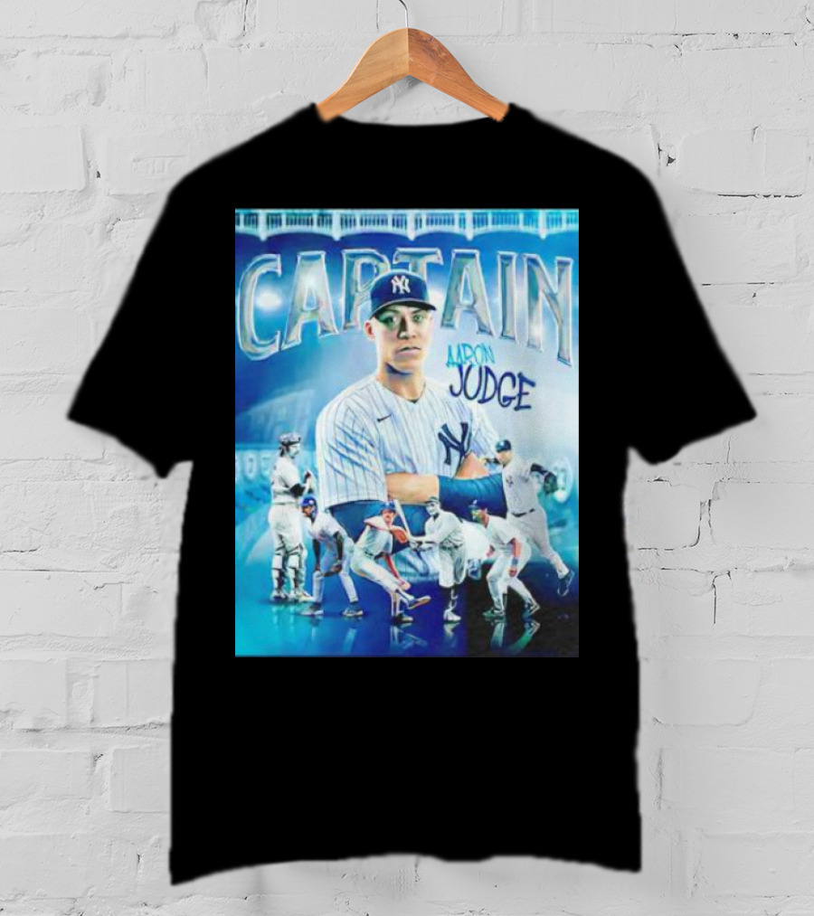 Aaron Judge New York Yankees Captain Baseball T-Shirt