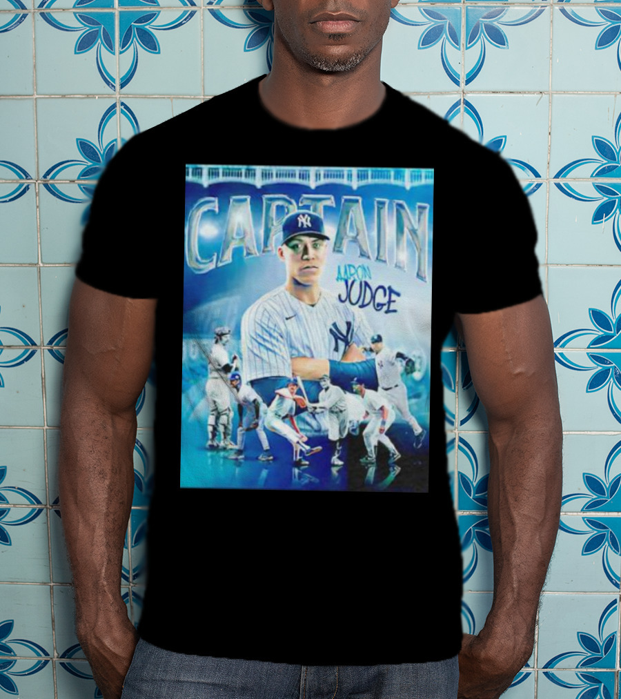 Aaron Judge New York Yankees Captain Baseball T-Shirt