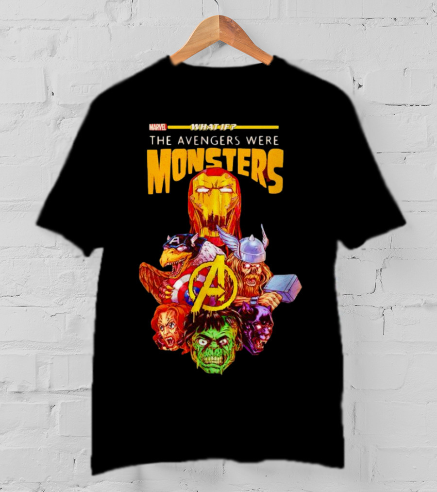 Marvel What If The Avengers Were Monsters Iron Man Captain America Thor Hulk T-Shirt
