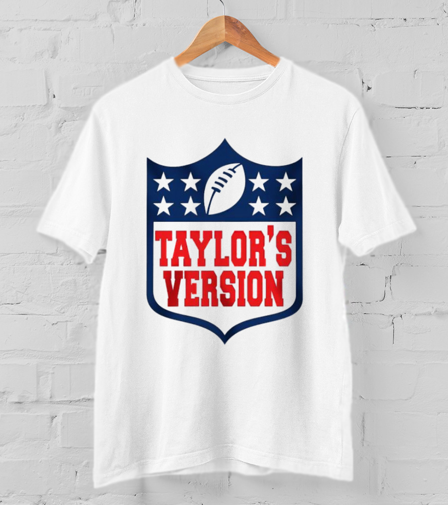 Taylor's Version Football Shield NFL T-Shirt