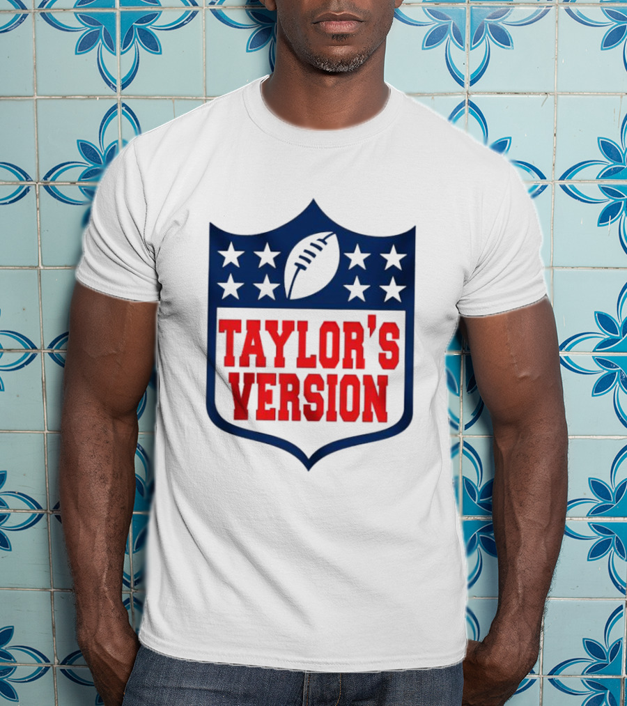 Taylor's Version Football Shield NFL T-Shirt