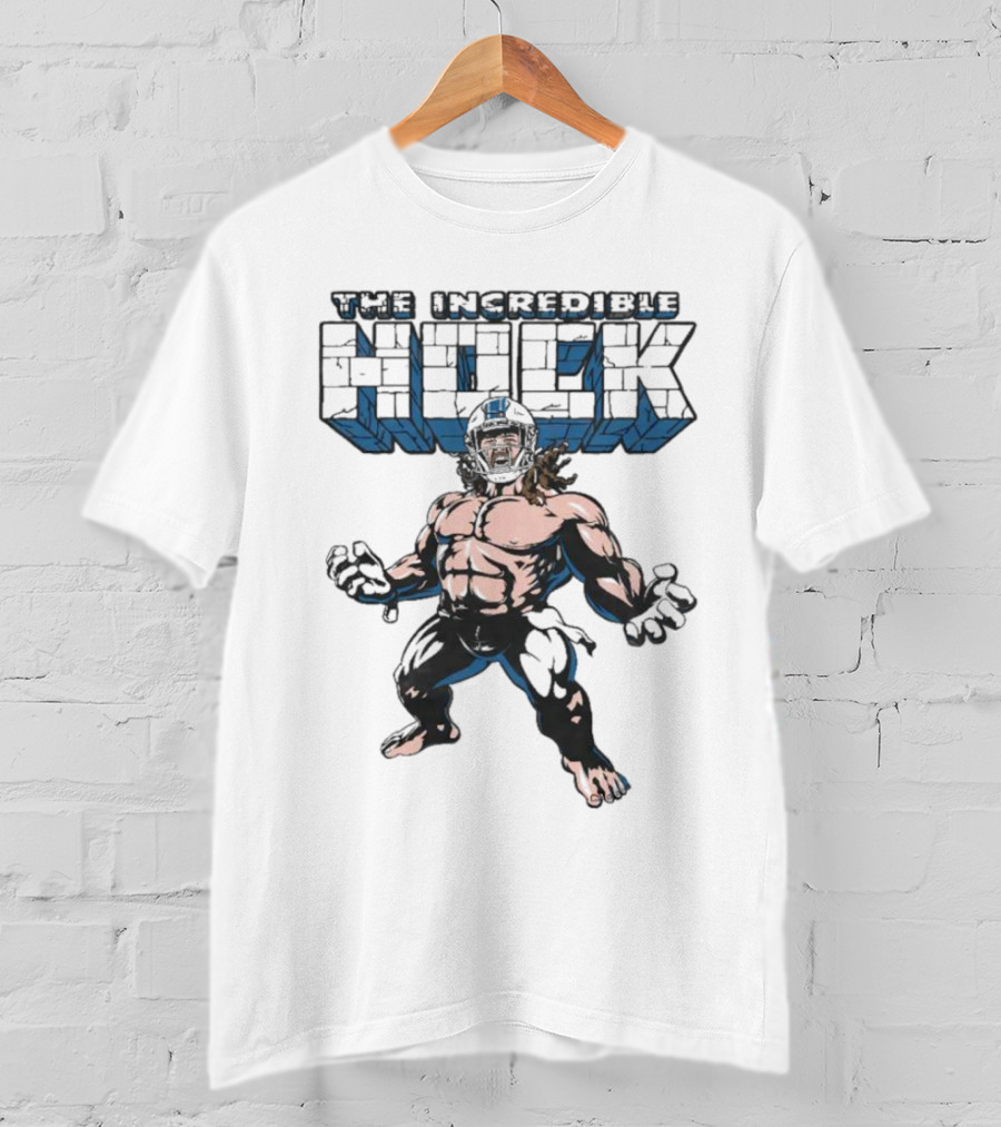 The Incredible Hock TJ Hockenson Detroit Lions Football Hero T-Shirt