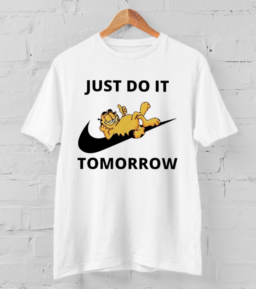 Garfield Just Do It Tomorrow T-Shirt
