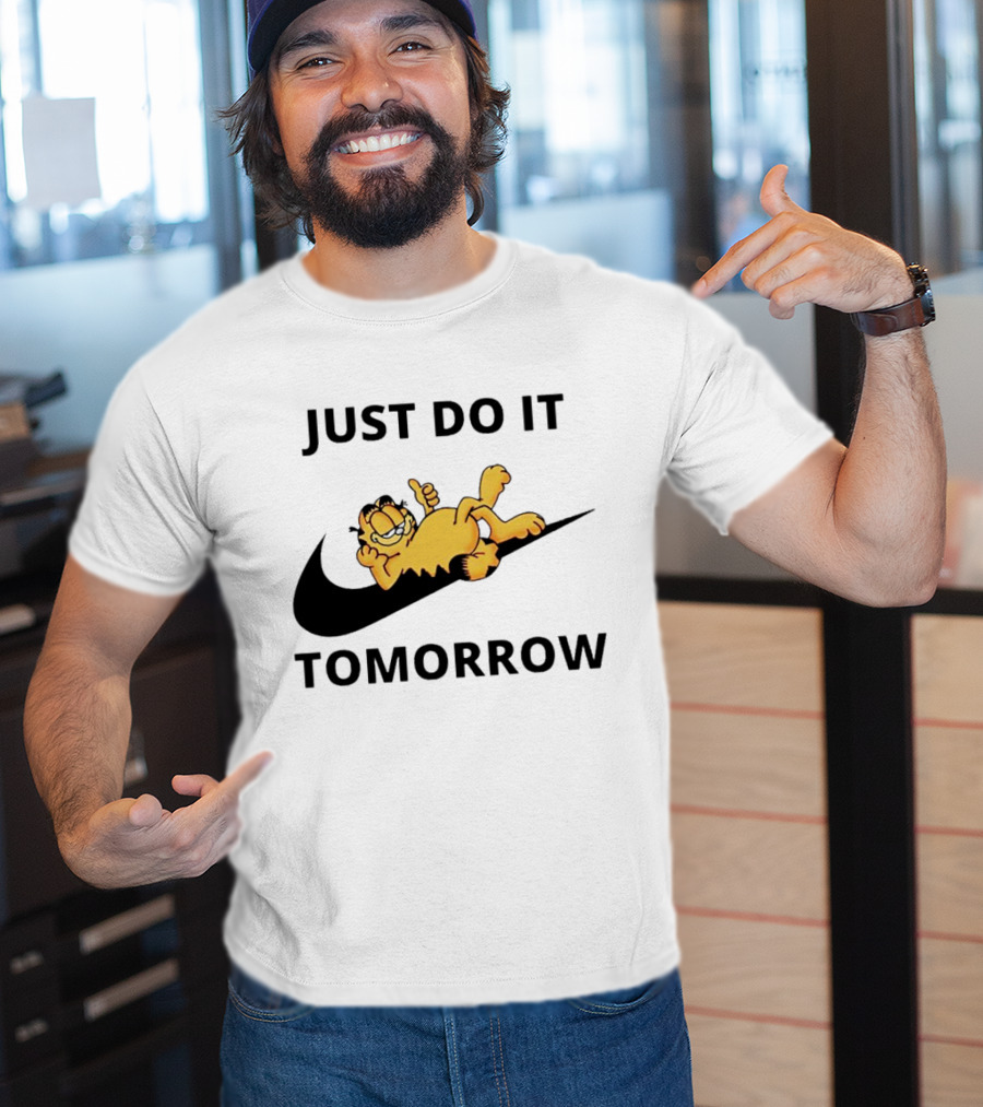 Garfield Just Do It Tomorrow T-Shirt