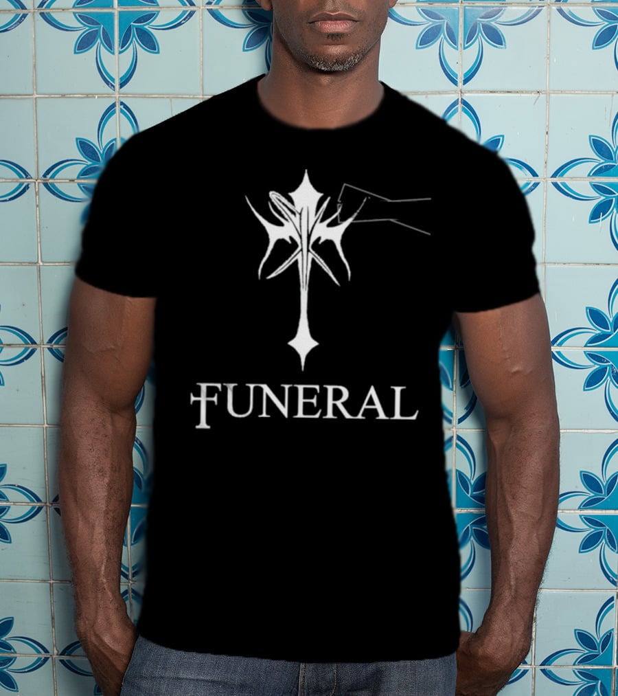 Basic Funeral Gothic Cross T-Shirt
