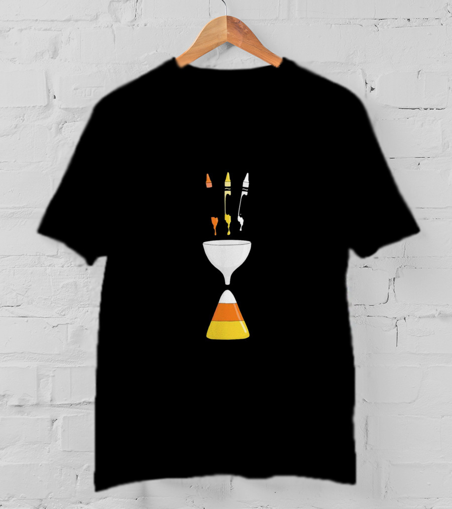 Crayondy Corn Candy Crayons And Candy Corn Fusion T-Shirt
