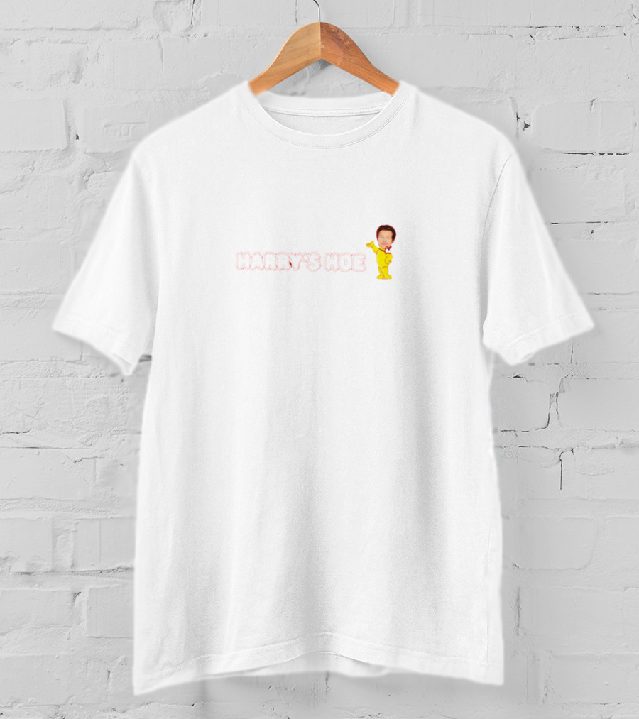 HARRY'S HOE Pointing Figure Outline T-Shirt
