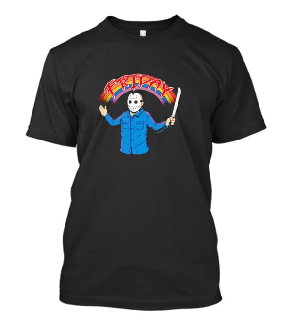 Jason Voorhees Friday Rainbow Halloween Horror T-Shirt