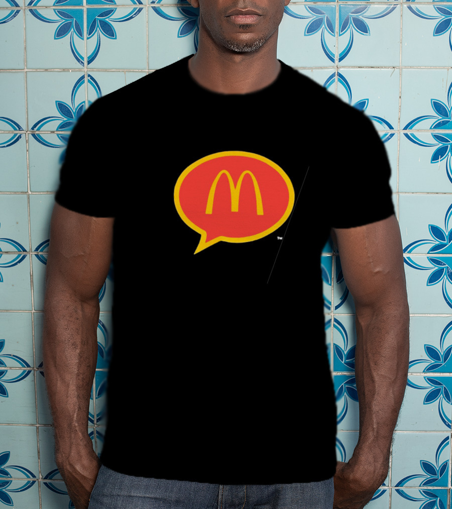 McDonald's 90s Logo In Retro Speech Bubble T-Shirt