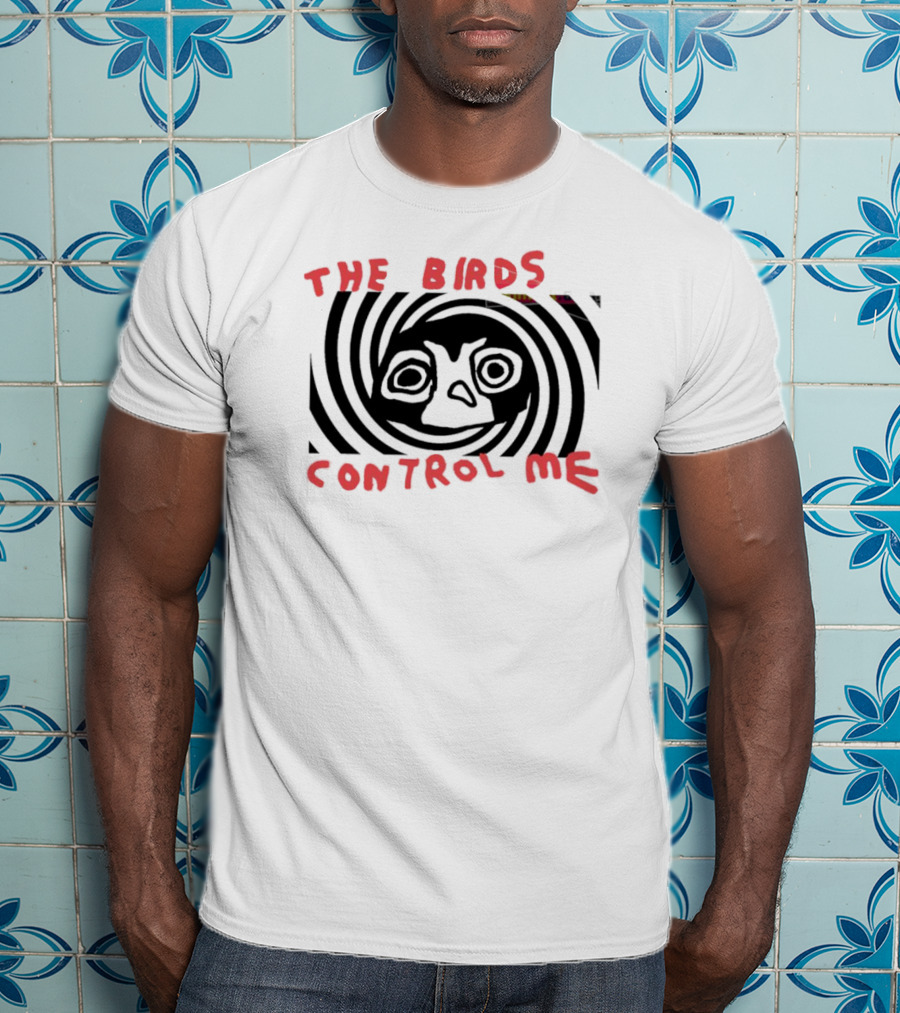 The Birds Control Me Spiral Face T-Shirt