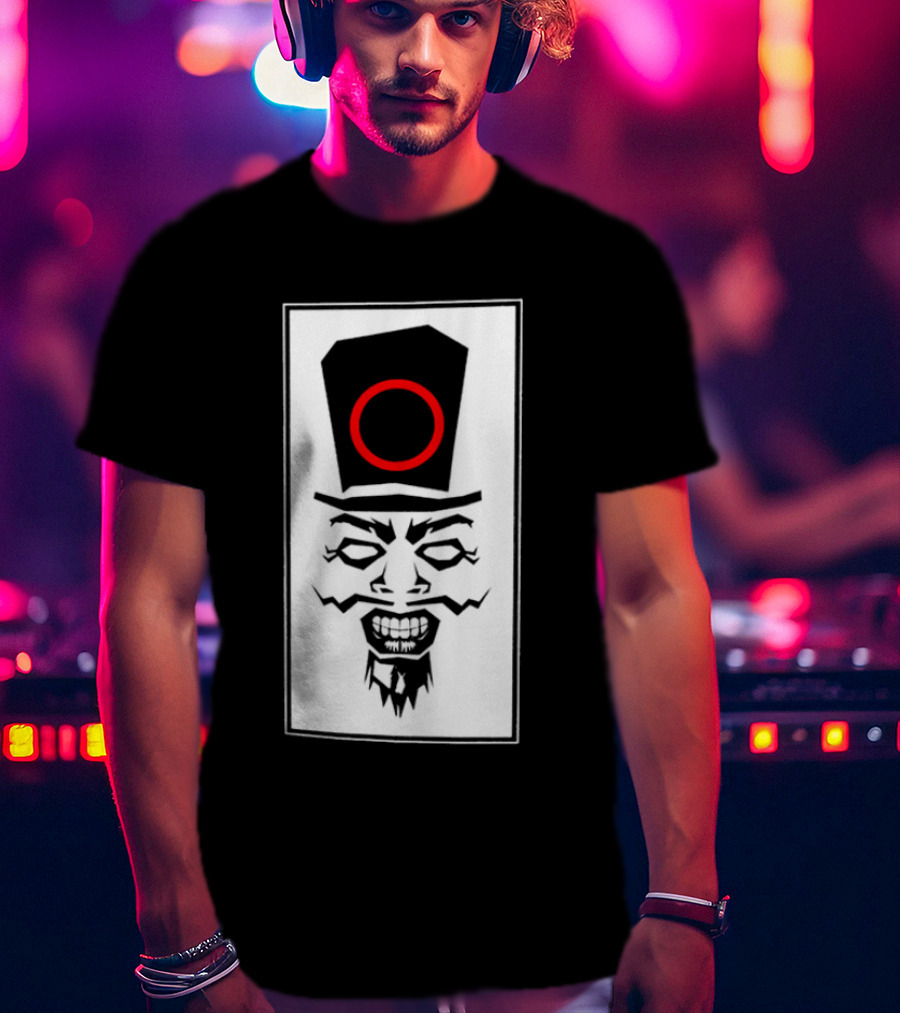 Uncle Howdy Creepy Graphic Mineral Wash Revel In What You Are T-Shirt