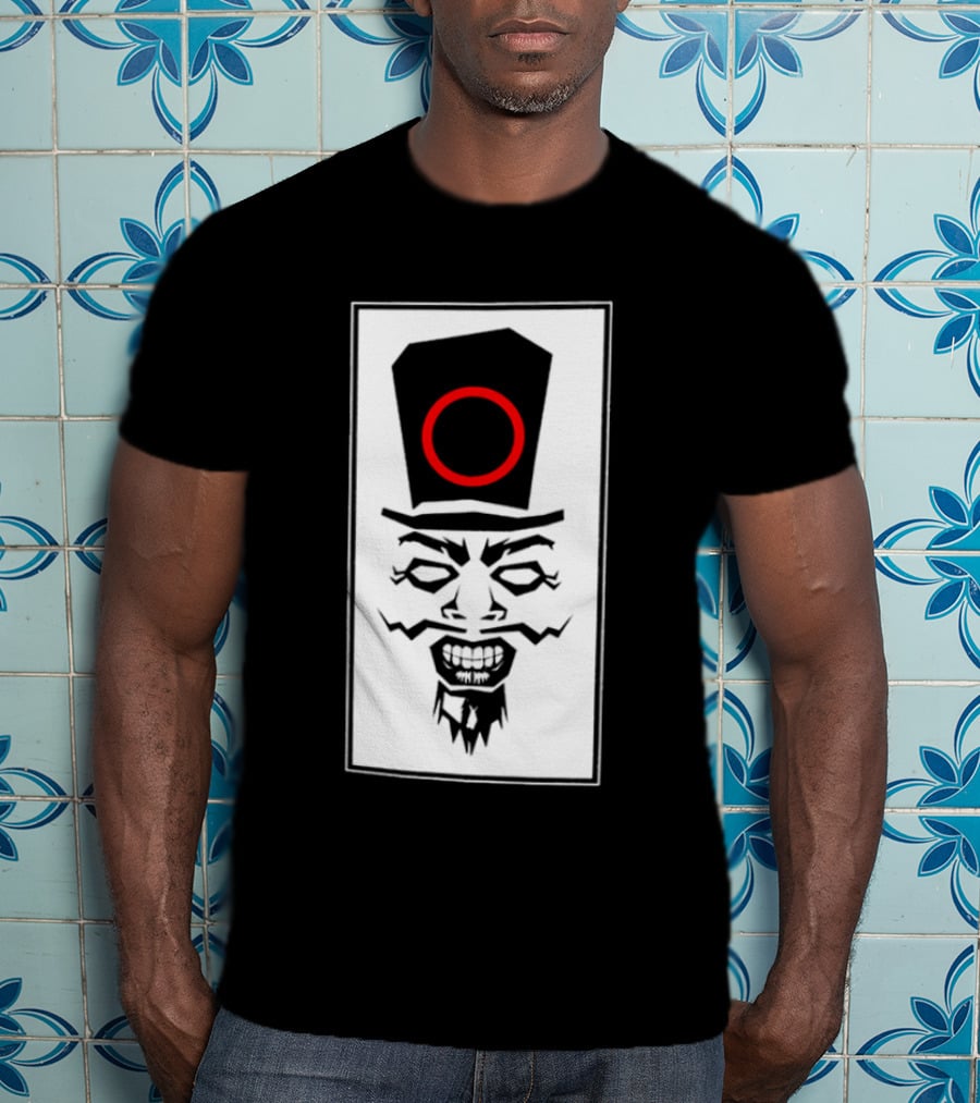 Uncle Howdy Creepy Graphic Mineral Wash Revel In What You Are T-Shirt