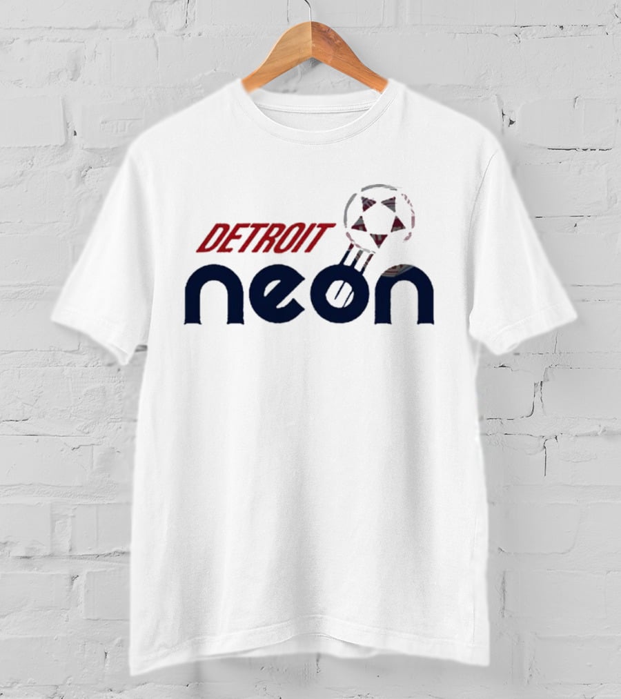 Detroit Neon Soccer Ball T-Shirt