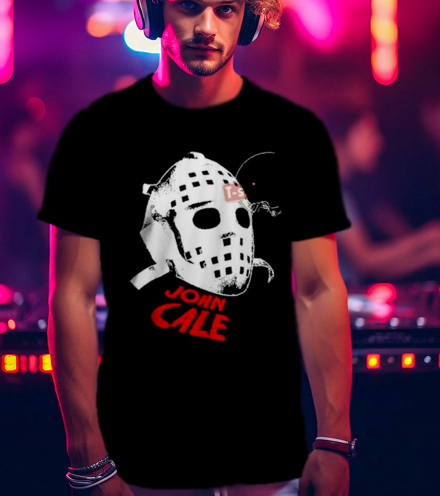 Jokermen Podcast John Cale Hockey Mask T-Shirt