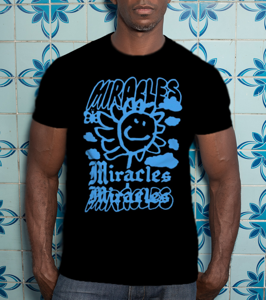 Miracles Flower Smile Clouds T-Shirt