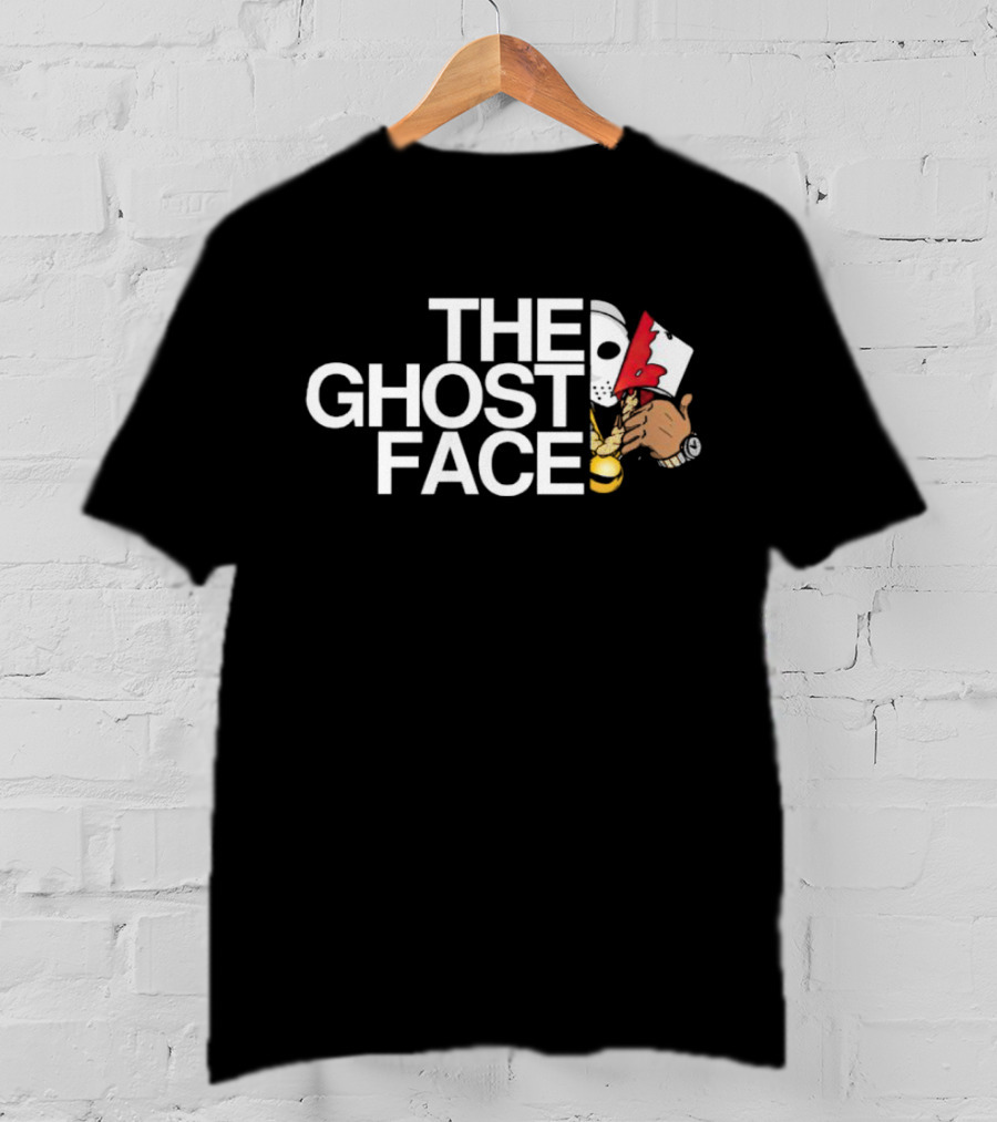 The Ghost Face Jason Voorhees Halloween Horror Mashup With Bloody Axe T-Shirt