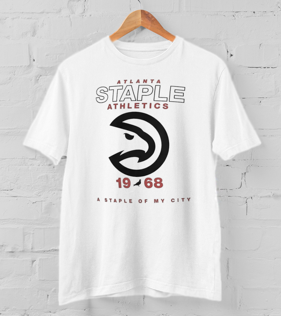 Atlanta Staple Athletics 1968 A Staple Of My City T-Shirt