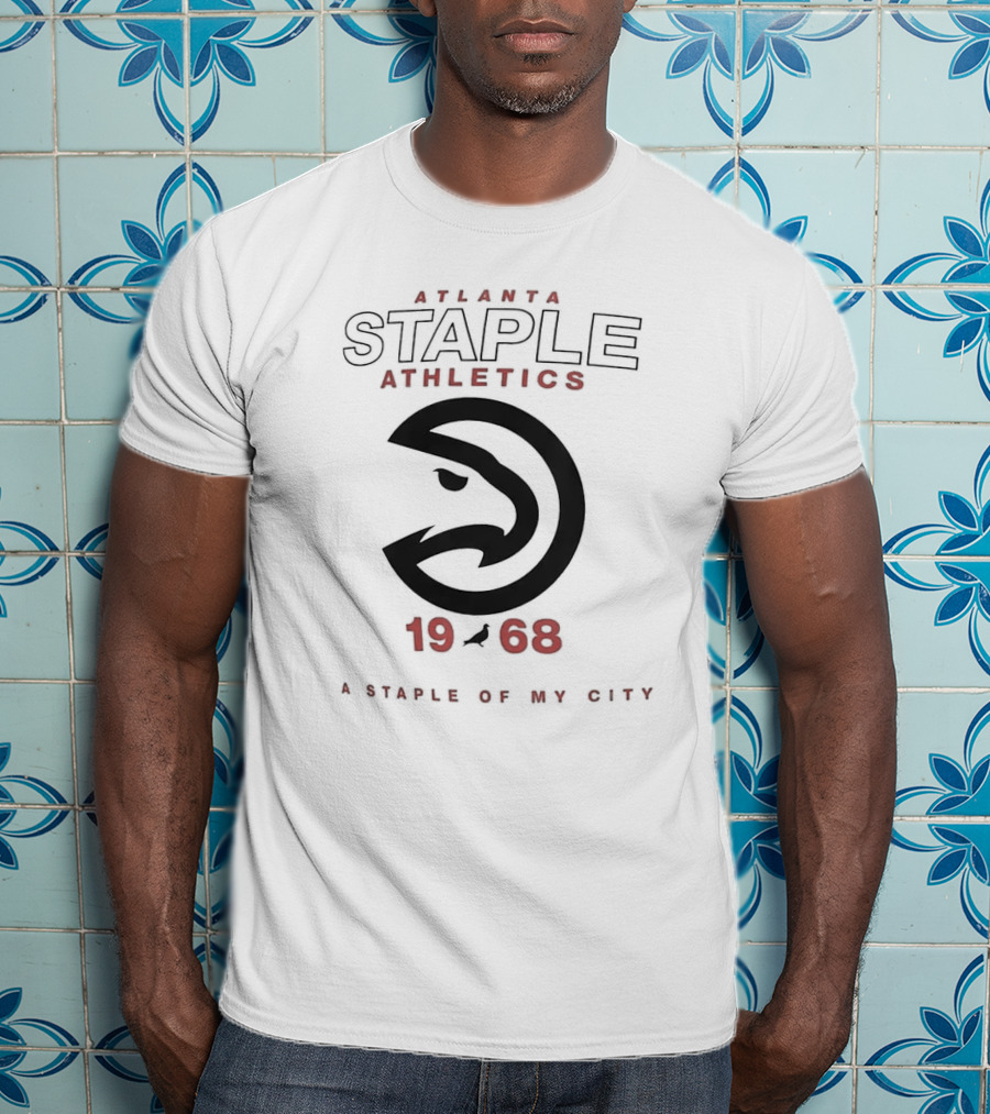Atlanta Staple Athletics 1968 A Staple Of My City T-Shirt