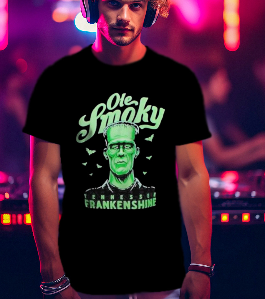 Ole Smoky Tennessee Frankenshine Green Monster T-Shirt