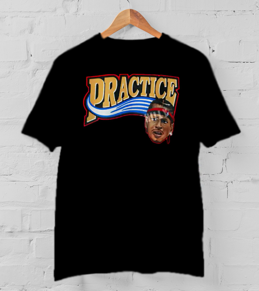 Practice Allen Iverson Headband Expression T-Shirt