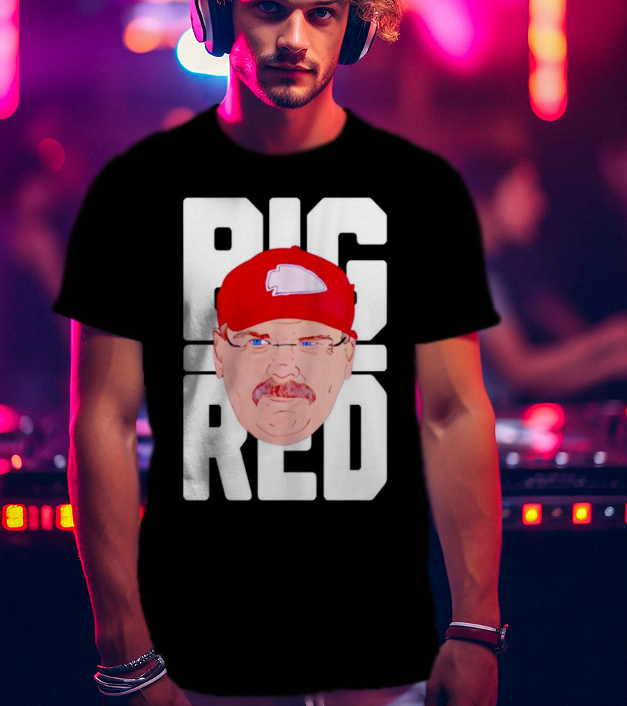 Big Red Football Coach Mavericks T-Shirt
