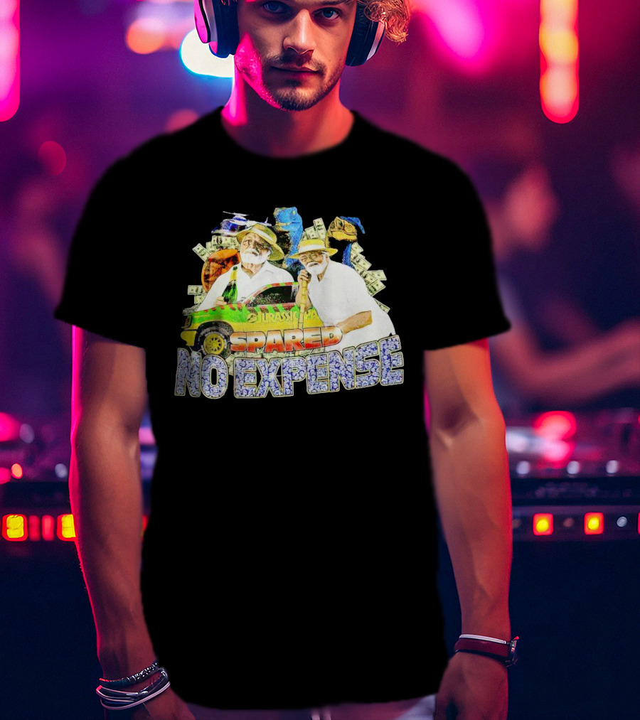 Jurassic Park Spared No Expense Dinosaur Adventure T-Shirt