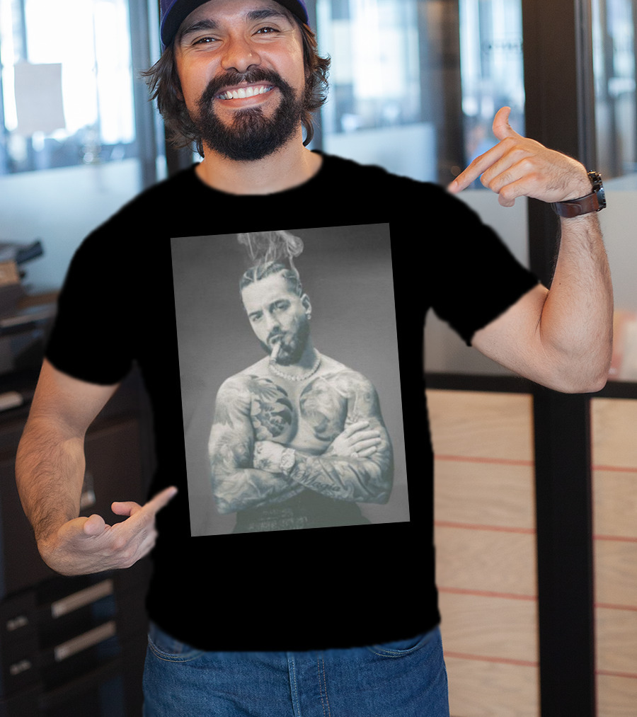 Maluma Don Juan Smoke Tattoo Tour T-Shirt
