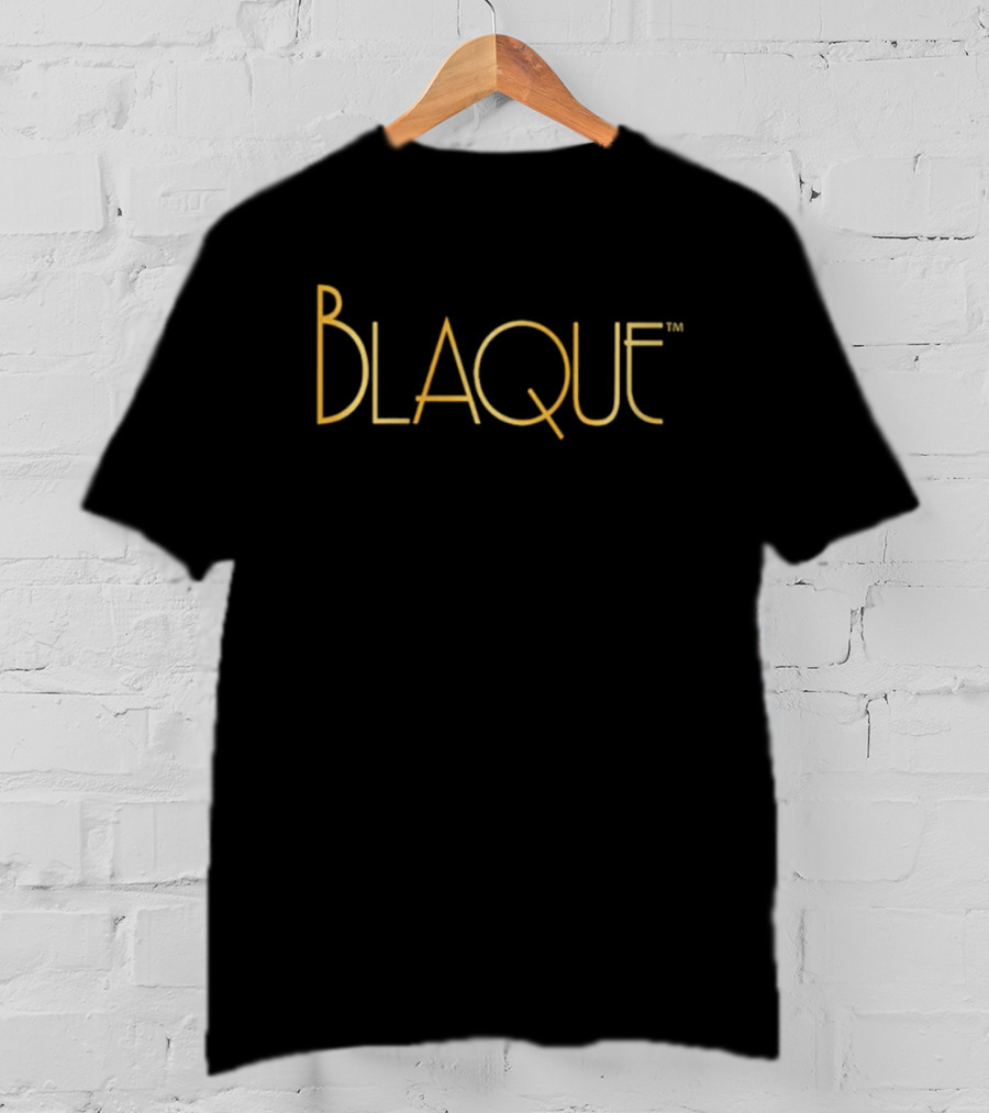 Marsau Scott Blaque Logo Black T-Shirt