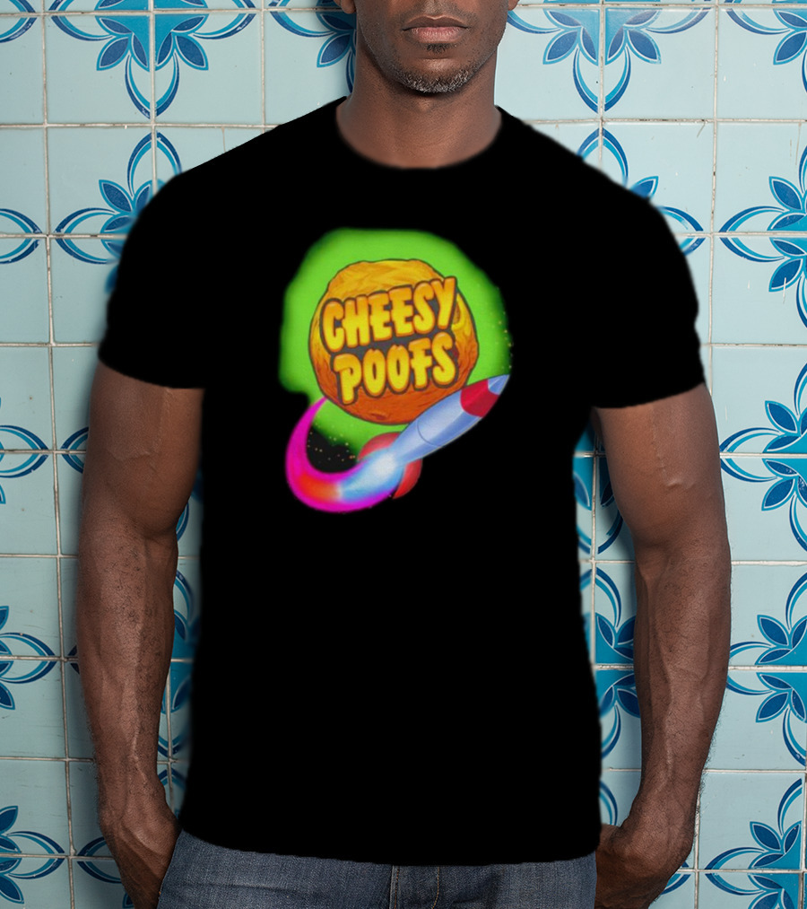 South Park Cheesy Poofs Snack With Rocket T-Shirt