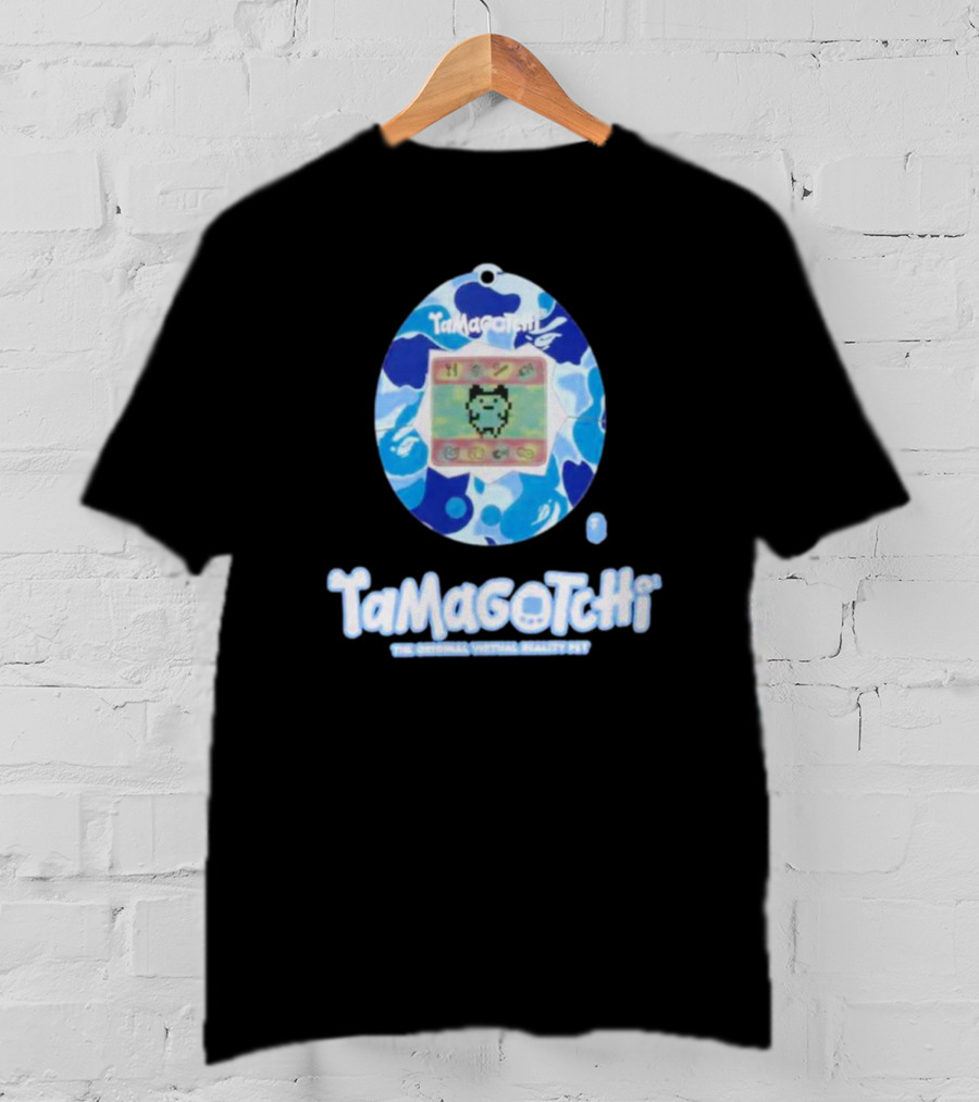 Tamagotchi Bape Collaboration The Original Virtual Reality Pet T-Shirt