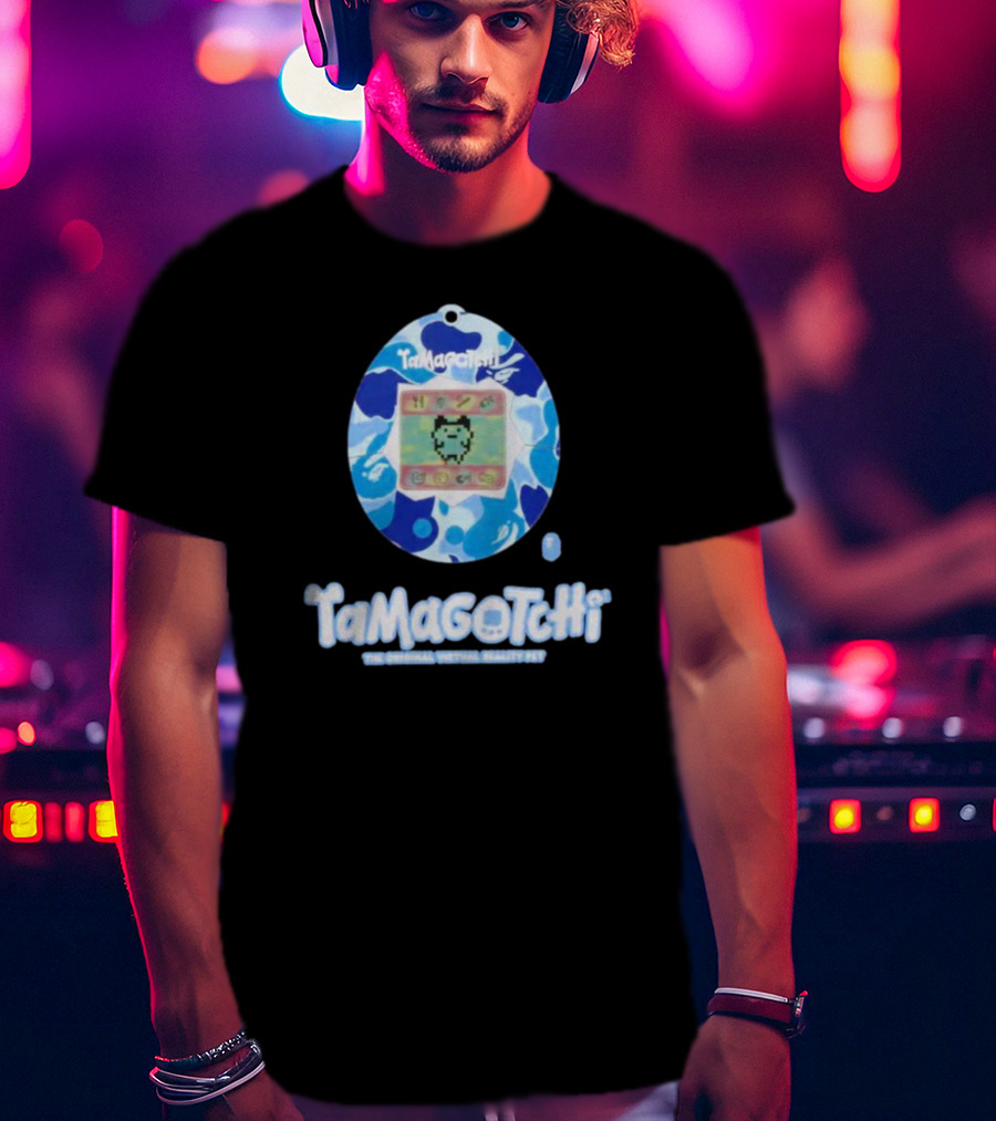 Tamagotchi Bape Collaboration The Original Virtual Reality Pet T-Shirt