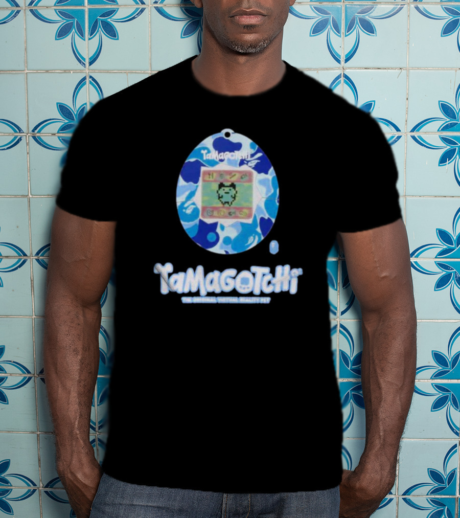 Tamagotchi Bape Collaboration The Original Virtual Reality Pet T-Shirt