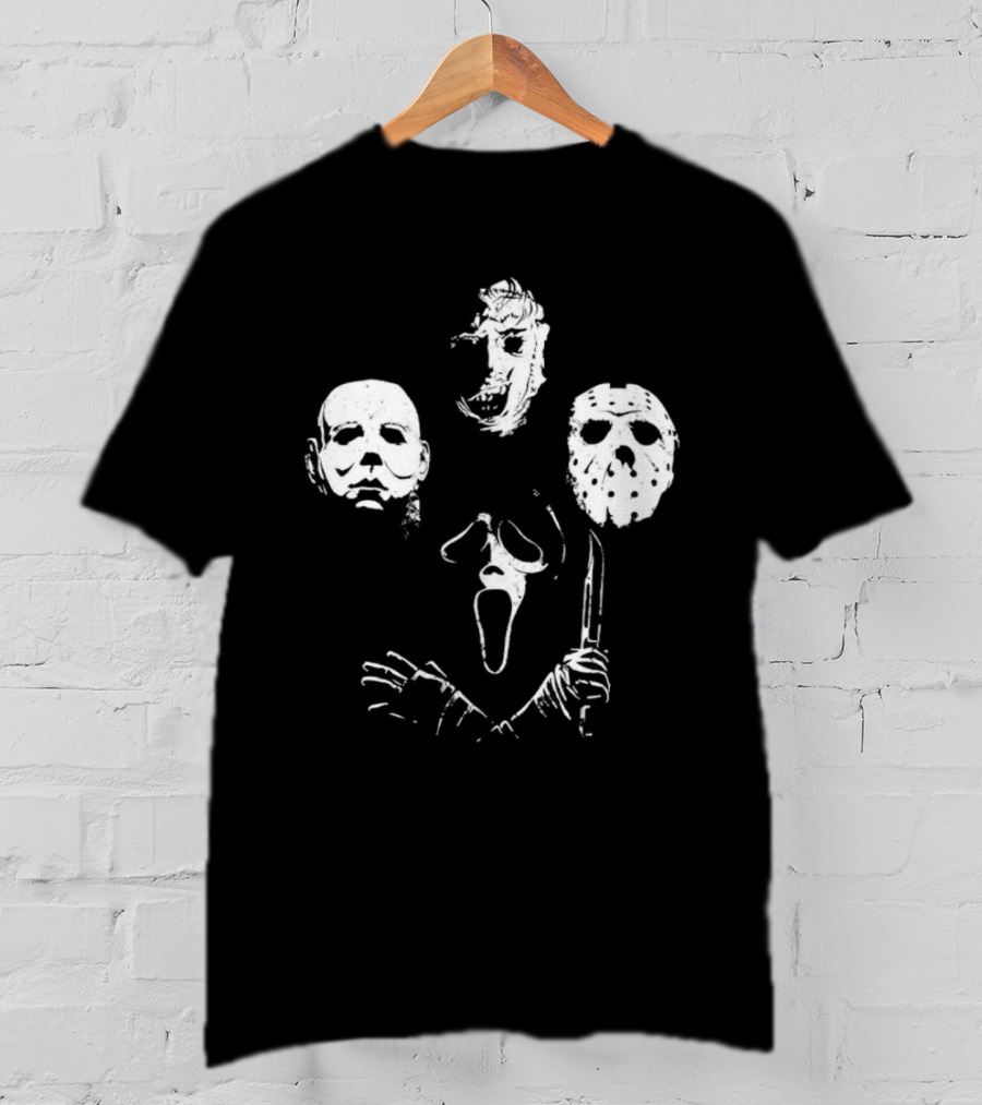 Leatherface Michael Myers Jason Voorhees Ghostface Bohemian Killers T-Shirt