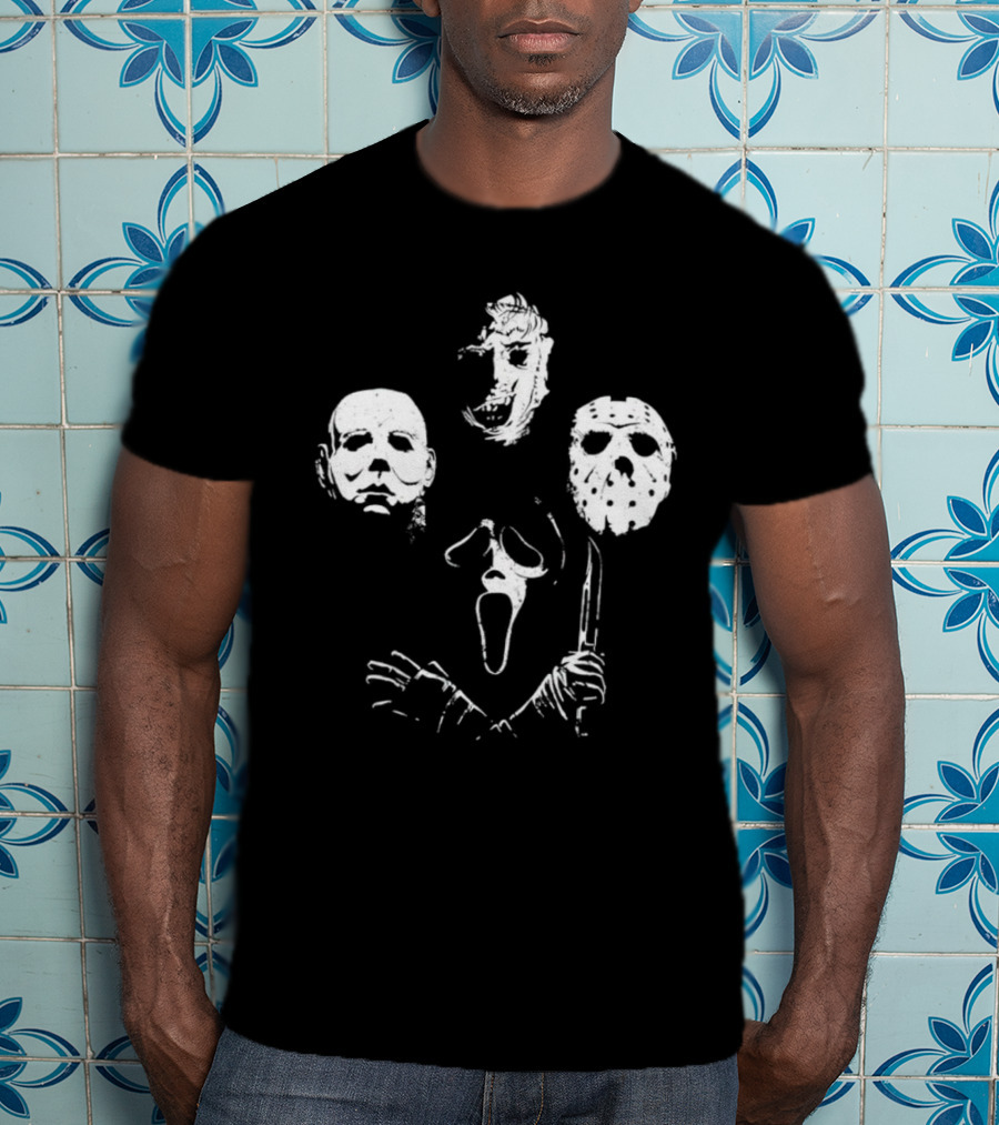 Leatherface Michael Myers Jason Voorhees Ghostface Bohemian Killers T-Shirt
