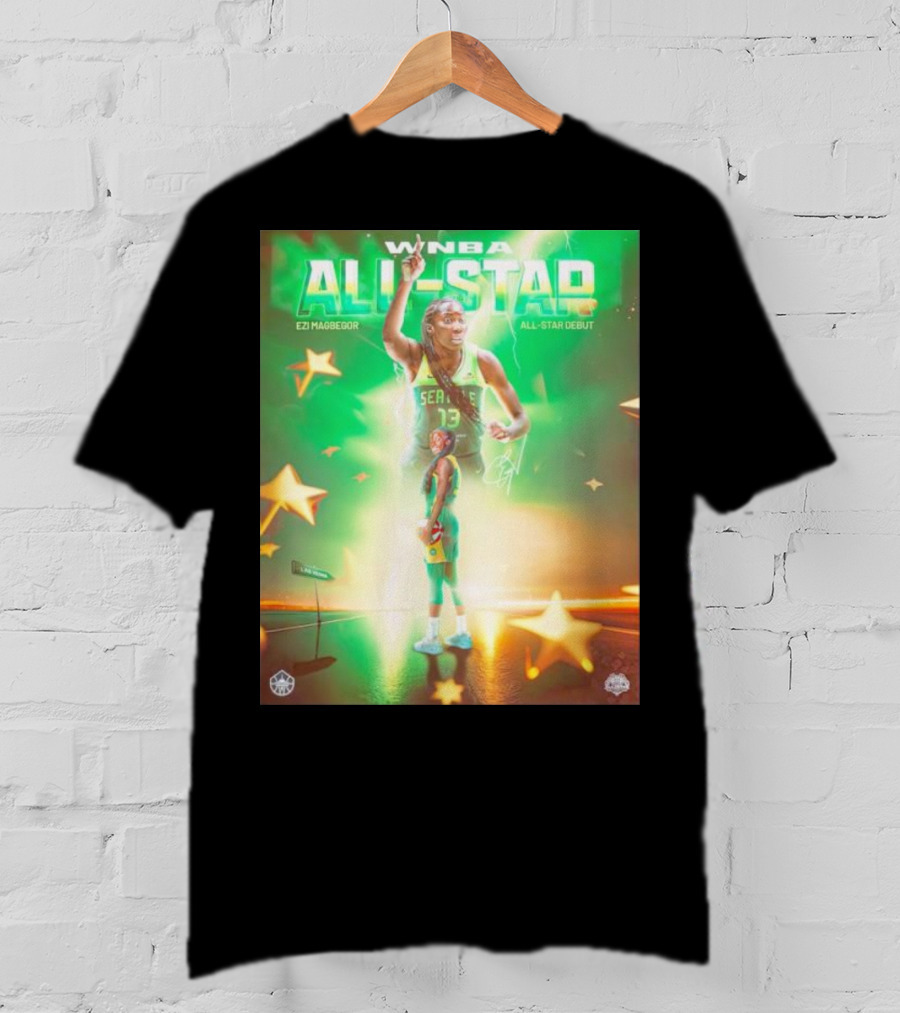 WNBA All-Star Ezi Magbegor All-Star Debut Seattle 13 T-Shirt