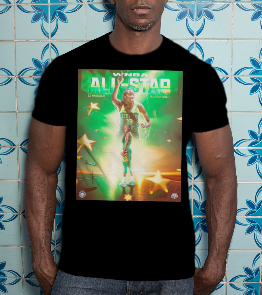 WNBA All-Star Ezi Magbegor All-Star Debut Seattle 13 T-Shirt