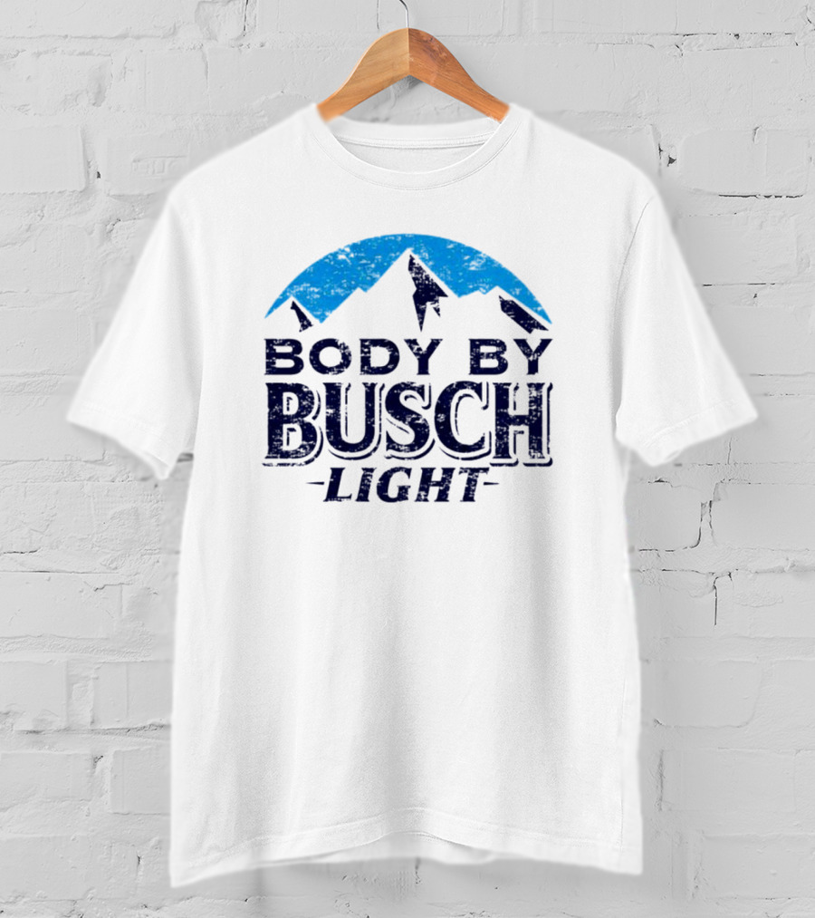 Body By Busch Light Blue Mountain T-Shirt