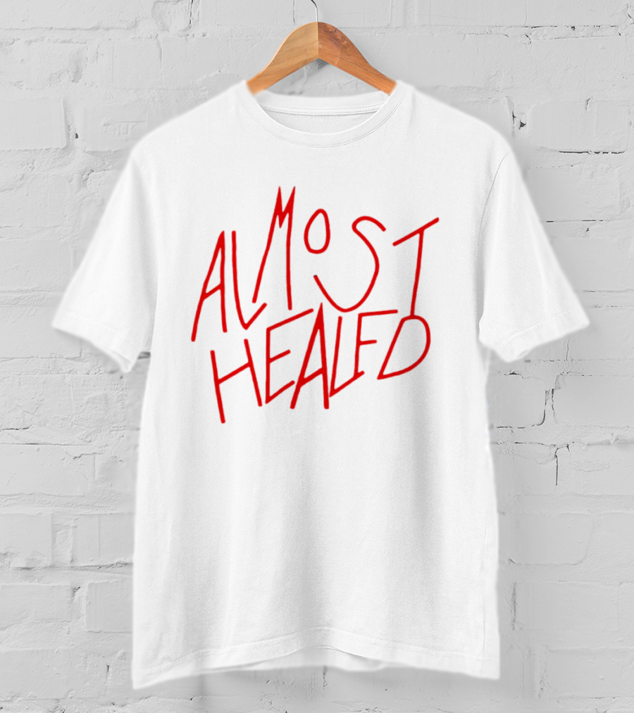 Lil Durk Almost Healed Red Stylized Text T-Shirt